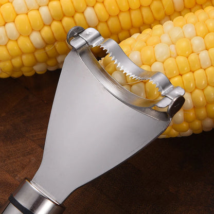 Stainless Steel Corn Peeler Corn Planer Kitchen Tool Cutter Corn Stripper Thresher Peeler for Kitchen Accessories