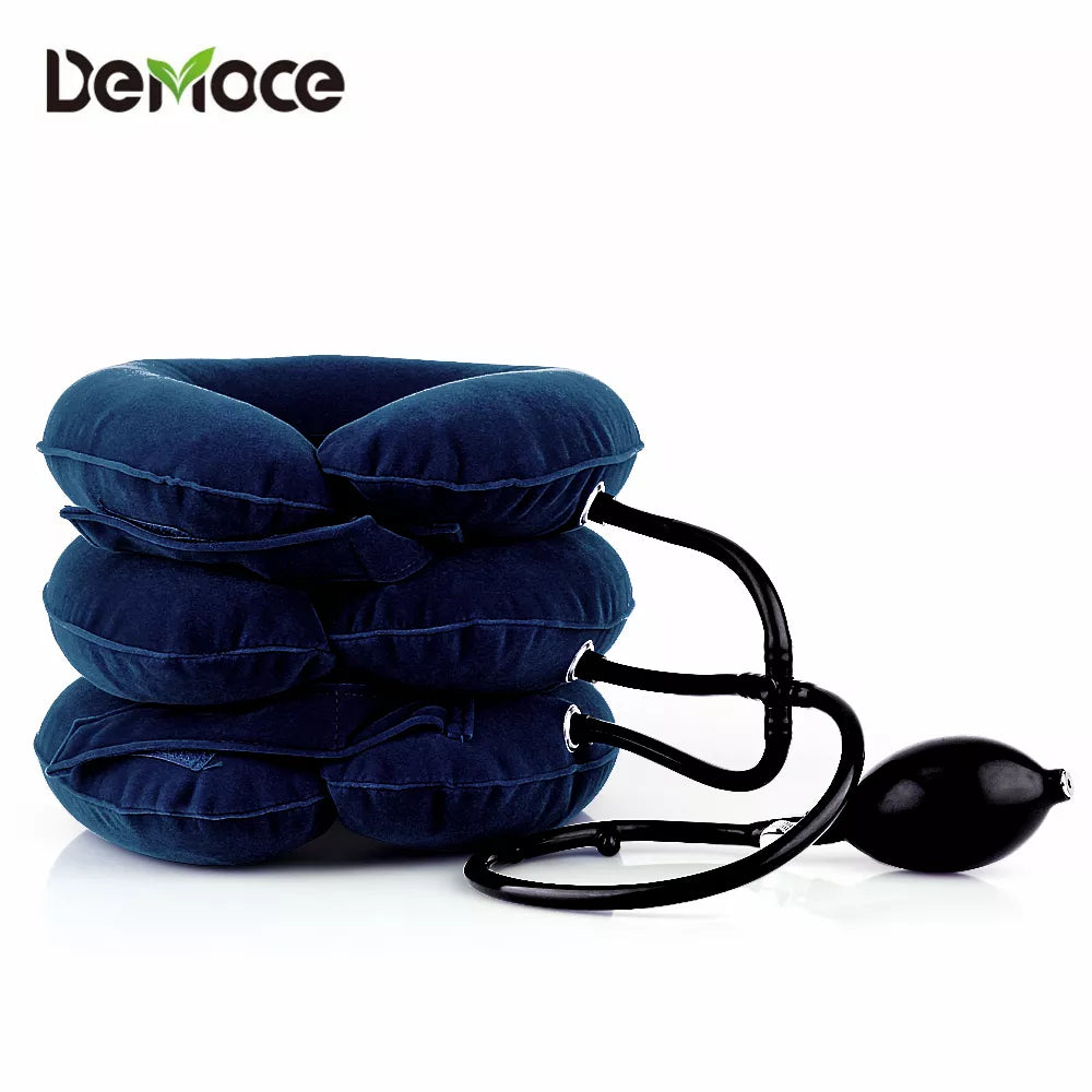 Cervical Neck Traction Medical Correction Device Cervical Support Posture Corrector Neck Stretcher Relaxation Inflatable Collar