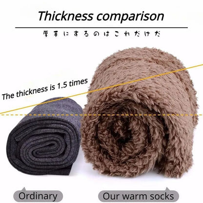 2 in 1 Fluffy Footmuff Women Long Kneelet Socks Warm Plush Socks for Adult Knee Warmers Winter Leg Warmer Sleep Socks Gifts