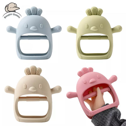 Baby Teether Gloves Pacifier Kids Teething Silicone Newborn Dental Care Gums Anti-eating Hand Molar Stick Baby Accessories