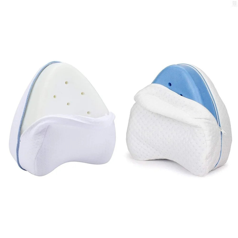 Body Memory Cotton Leg Pillow Home Foam Pillow Sleeping Orthopedic Sciatica Back Hip Joint for Pain Relief Thigh Leg Pad Cushion