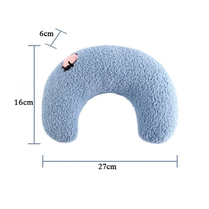 Little Pillow for Cats Fashion Neck Protector Deep Sleep Puppy U-Shaped Pillow Cat Pillow Kitten Headrest Dog Sleeping Pillow