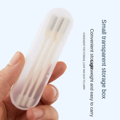 Portable Manual Nose Hair Trimmer Washable for Men and Women with Storage Box Waterproof Double Head Nose Hair Removal