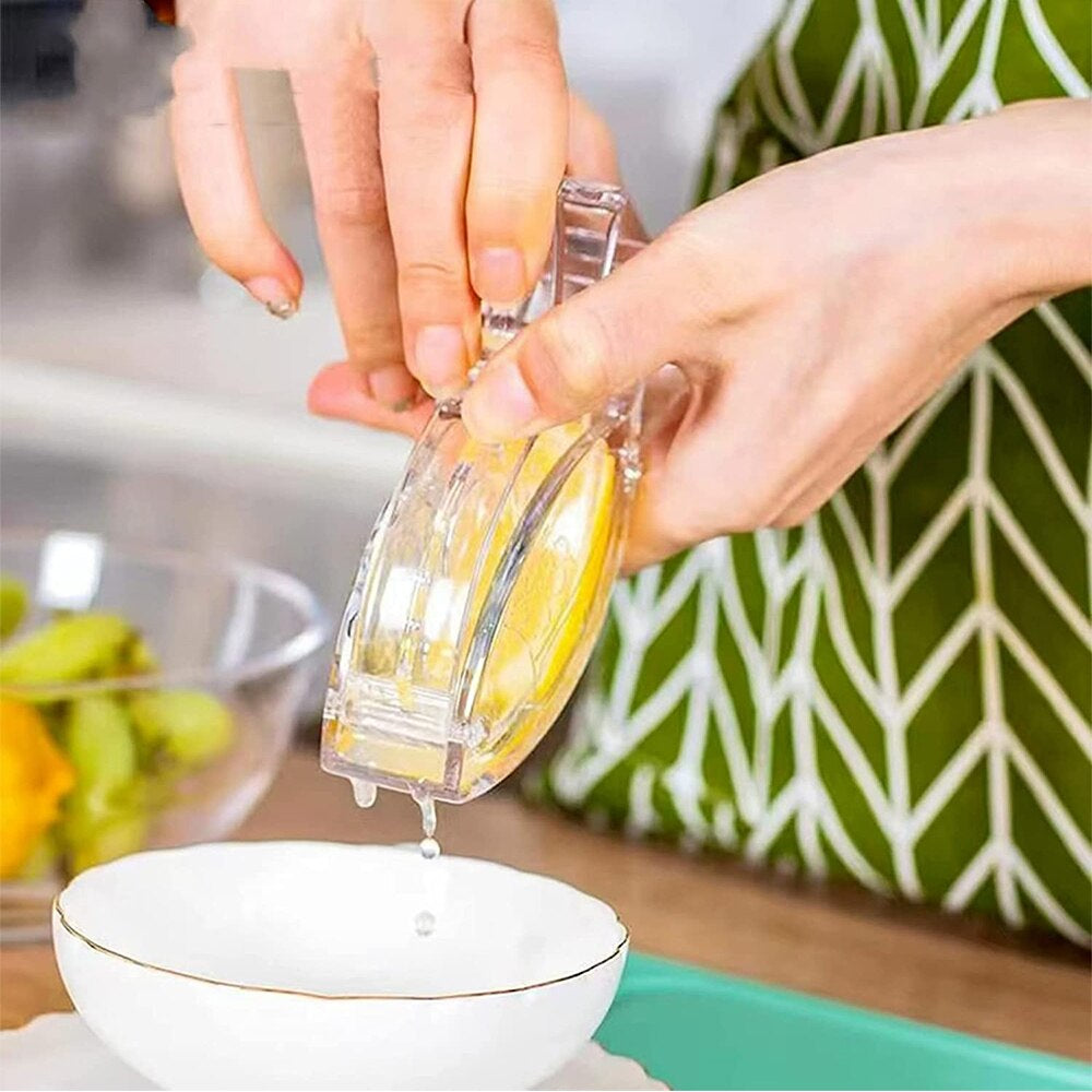 Manual Lemon Squeezer, Acrylic Manual Lemon Slice Squeezer, Bird Lemon Squeezer Portable Transparent Fruit Juicer