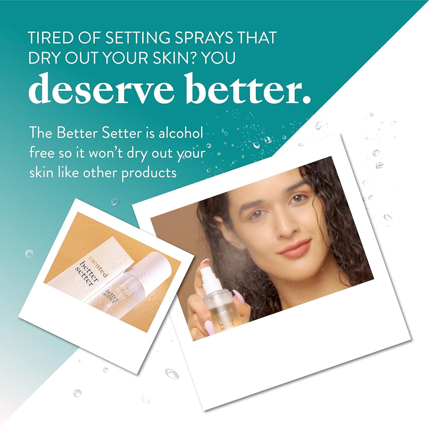 Cosmetics | Better Setter Setting Spray | Alcohol Free Makeup Setting Spray | Finishing Spray for Makeup with Vitamin C and Coconut Water | Hydrating Facial Spray | Vegan, Cruelty Free, Fragrance Free Makeup