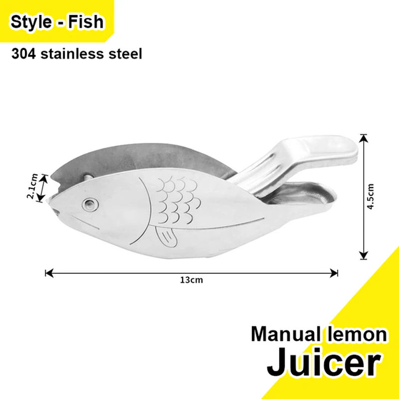 Manual Lemon Squeezer, Acrylic Manual Lemon Slice Squeezer, Bird Lemon Squeezer Portable Transparent Fruit Juicer