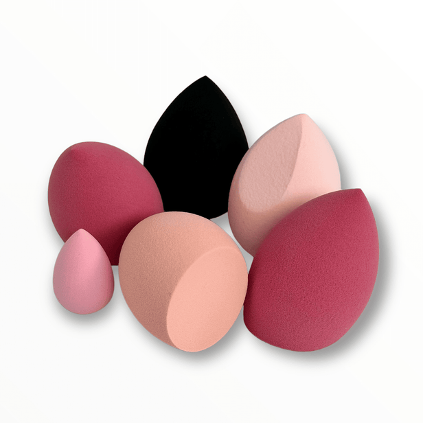 FLAT BOTTOM BEAUTY BLENDER and WATER DROP SPONGE DUO-3